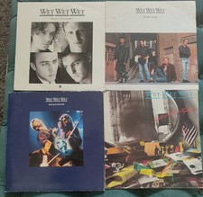 4 X 12" Singles Records Wet