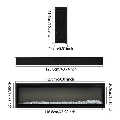 Inch insert wall - 42/50/60,
