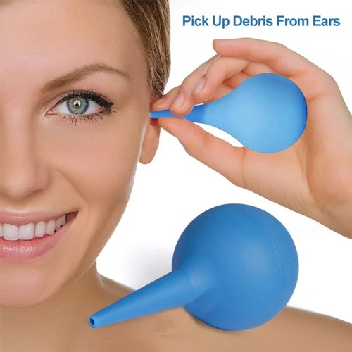 Rubber ear washing syringe - washing,