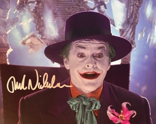 Jack nicholson signed - nicholson, (joker)