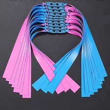 20XFlat Elastic Rubber Bands Slingshot Replacement Hunting Catapult Tapered Band