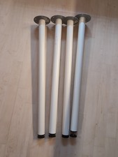 IKEA Table Legs White 70cm –Sturdy Steel Desk/Table Support Adjustable set of 4
