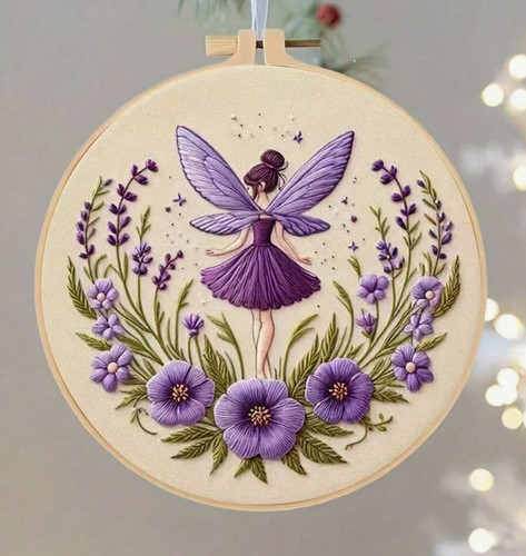 Embroidery hoop kit 20cm - embroidery,