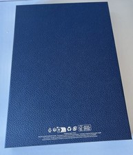 Dior Navy Blue Box / Gift Box with Tissue Paper and magnetic closing, 37x27x4cm