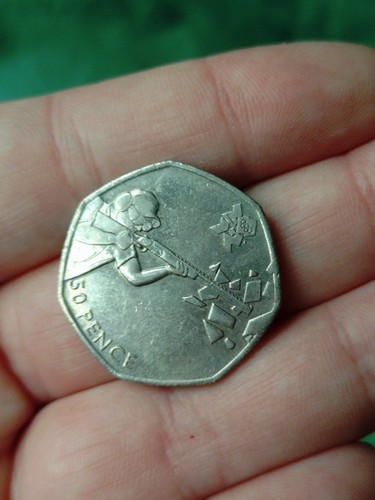 2011 olympics 50p - , coin-