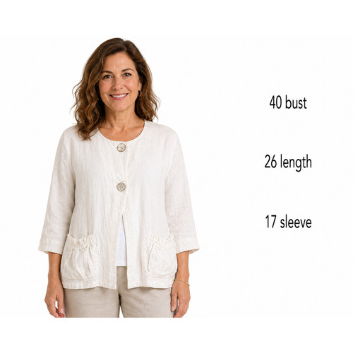 Eva tralala paris white - eva, linen