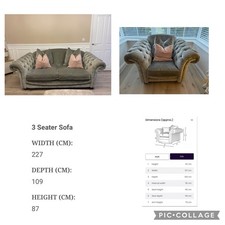 DFS Loch Leven 3 Seater Sofa &