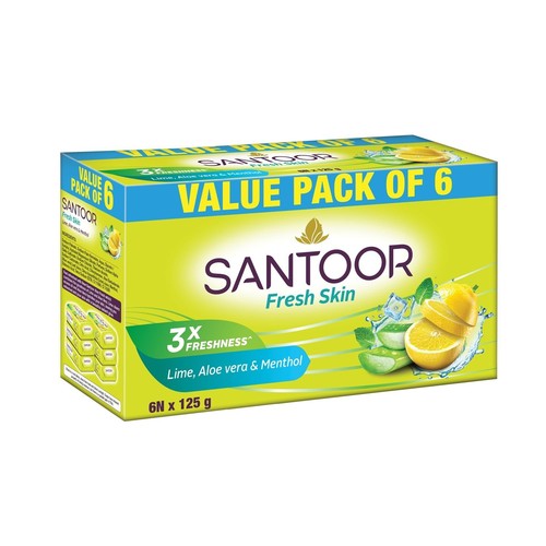Santoor aloe vera lime - aloe, soap