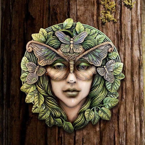 Greenman tree spirit wall - spirit,
