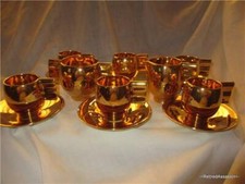 RARE VTG Carlton Ware Gold