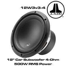 JL Audio W3 12W3v3-4 12" Inch 30cm 500 Watts 4 Ohms Car Sub Subwoofer 12W3