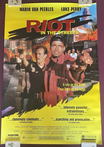 Vintage movie poster riot in - vintage,