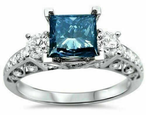 Lab created diamond blue - lab-created,