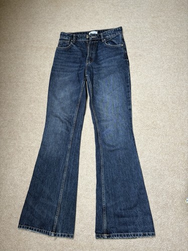 Zara high waisted flared jeans - zara,