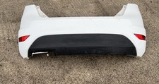 Ford Fiesta 2013-2017 Complete Rear Bumper with Parking Sensors White Mk7