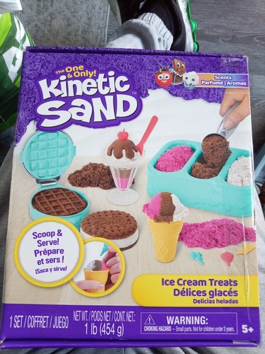 Kinetic sand ice cream - ice,