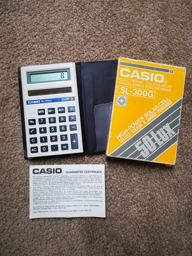 Vintage casio 300g - casio, solar