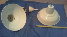 JOHN LEWIS PENDANT / CEILING LIGHTS -PENELOPE -CREAM PAIR IN VGC DINING ROOM