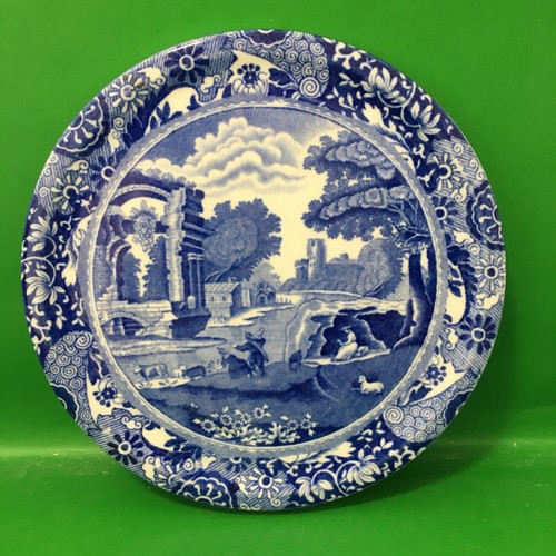 Vintage spode blue italian - blue,