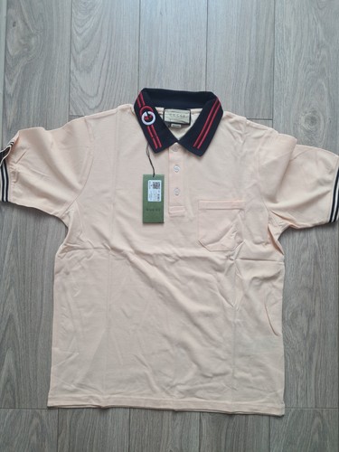 Men gucci piqué polo shirt - gucci,
