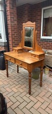 Vintage solid pine dressing table