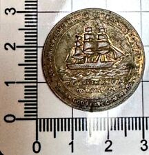 X311: Large 1905 Nelson Medal - made from actual Copper from H.M.S. Victory!!