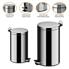 Pedal bin stainless steel - pedal,