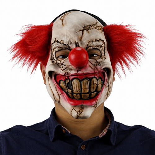 Scary clown mask halloween - scary,