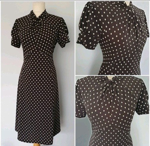 Vintage 1940s style brown - vintage,