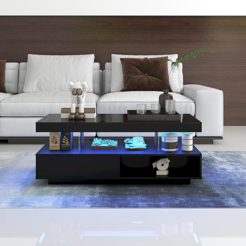 Led coffee table sale black - coffee, !sale!