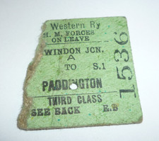 GWR 1945 Swindon Junction to