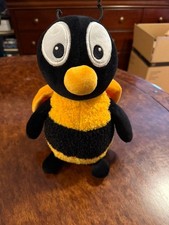 RUDOLPH SCHAFFER CUTE 12" BUMBLEBEE BEE ORANGE & BLACK SOFT TOY PLUSH