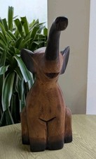 Wooden elephant carving large