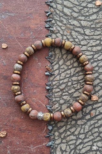 Red jasper elephant - red,