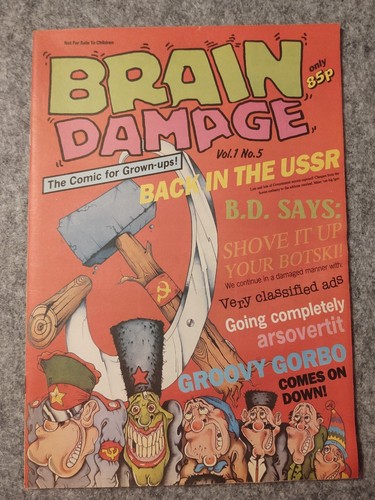 Brain damage vol 5 comic - damage,