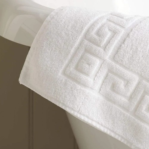 White hotel quality bathmats - white,