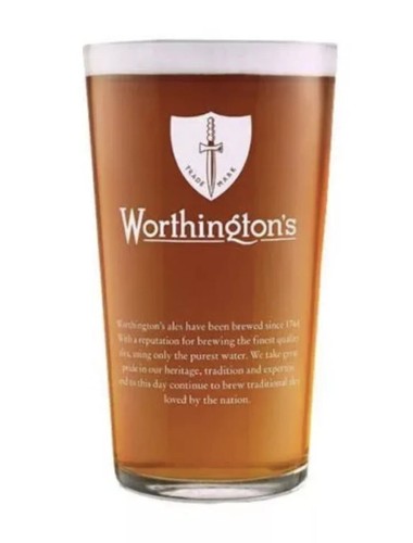 Worthington pint glasses - pint,