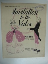 piano WEBER invitiation to the valse