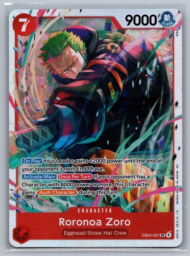 Roronoa zoro eb04 - zoro, super