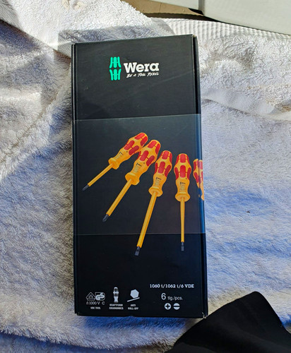 Wera 1060 1062 vde - vde, 6pc