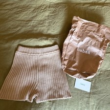 Babaa tan ribbed shorts No. 35