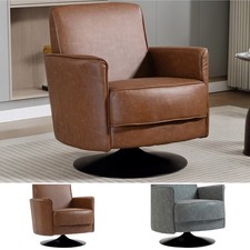 Swivel Accent Chair with Wide