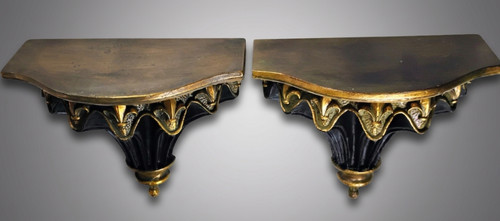 Vintage gold black baroque - vintage,