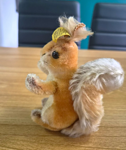 Vintage steiff squirrel possy - vintage,