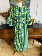 VTG Gingham Check Puff Sleeve