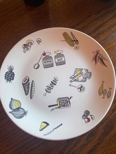 Ridgway Barbecue Rare Margaret Simpson Mid Century 10” Dinner Plates Homemaker 