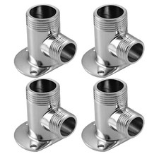  4 Pcs Shower Surface Mounting Plate Installation Kit External Wall Fitting