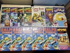 Lot of 13 The  Simpsons Comics