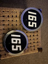 Massey Ferguson 165 Tractor Original Metal Bonnet Medallions TME