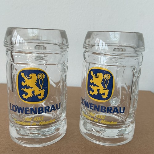 Lowenbrau miniature glass - lowenbrau,